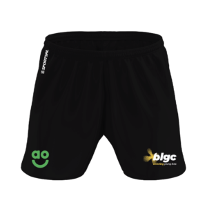 BLGC COACHES ZIP SHORTS (ML) BLACK